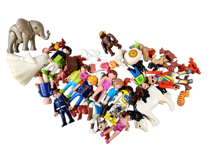 Konvolut Playmobil ca. 1 kg Figuren & Tiere, Fahrzeuge, ab 3 Jahre