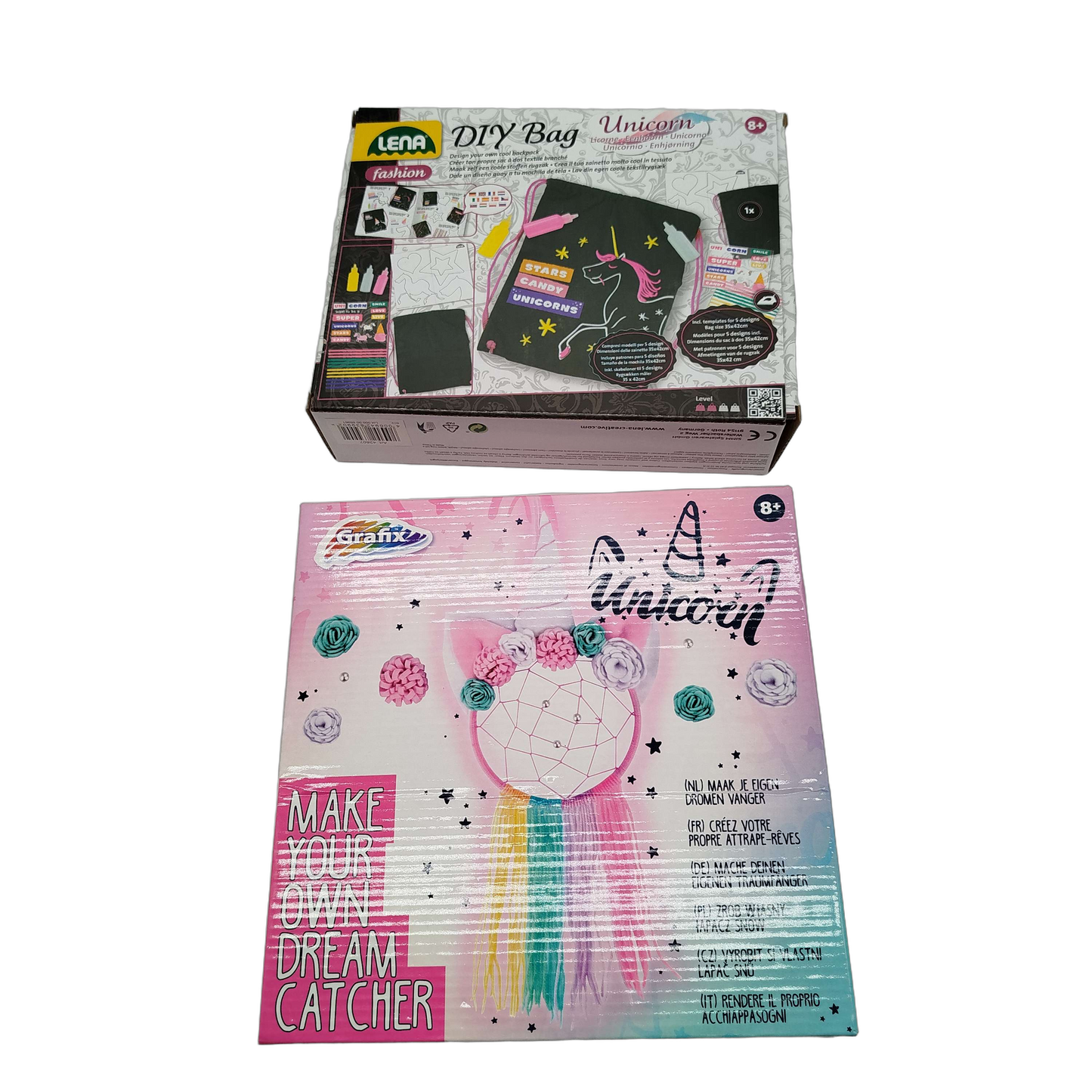LENA Bundle Einhorn Set von 2 Rucksack&Traumfänger neuwertig