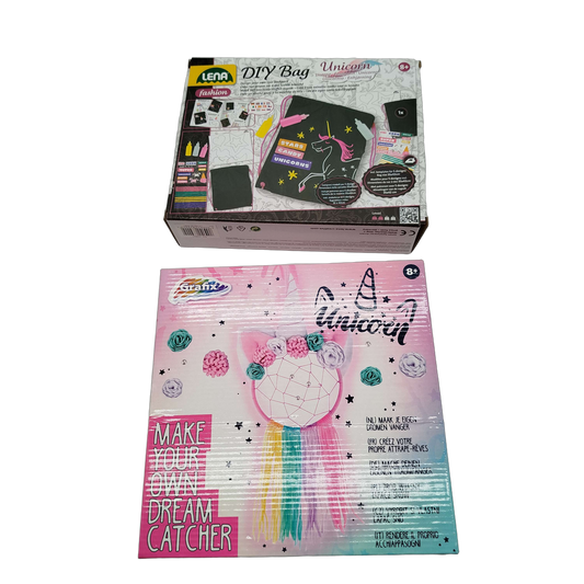 LENA Bundle Einhorn Set von 2 Rucksack&Traumfänger neuwertig
