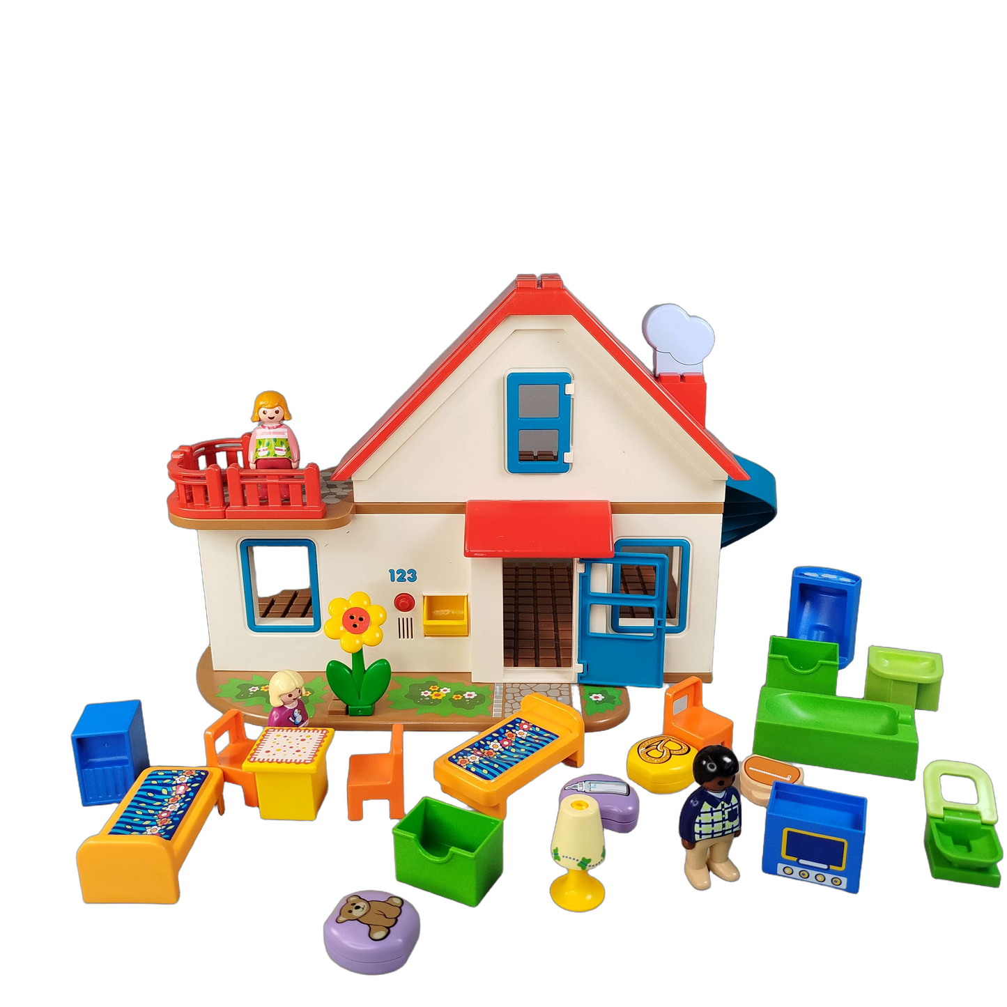 Playmobil 123 Haus-Spielset 70129 mit Figuren & Zubehör