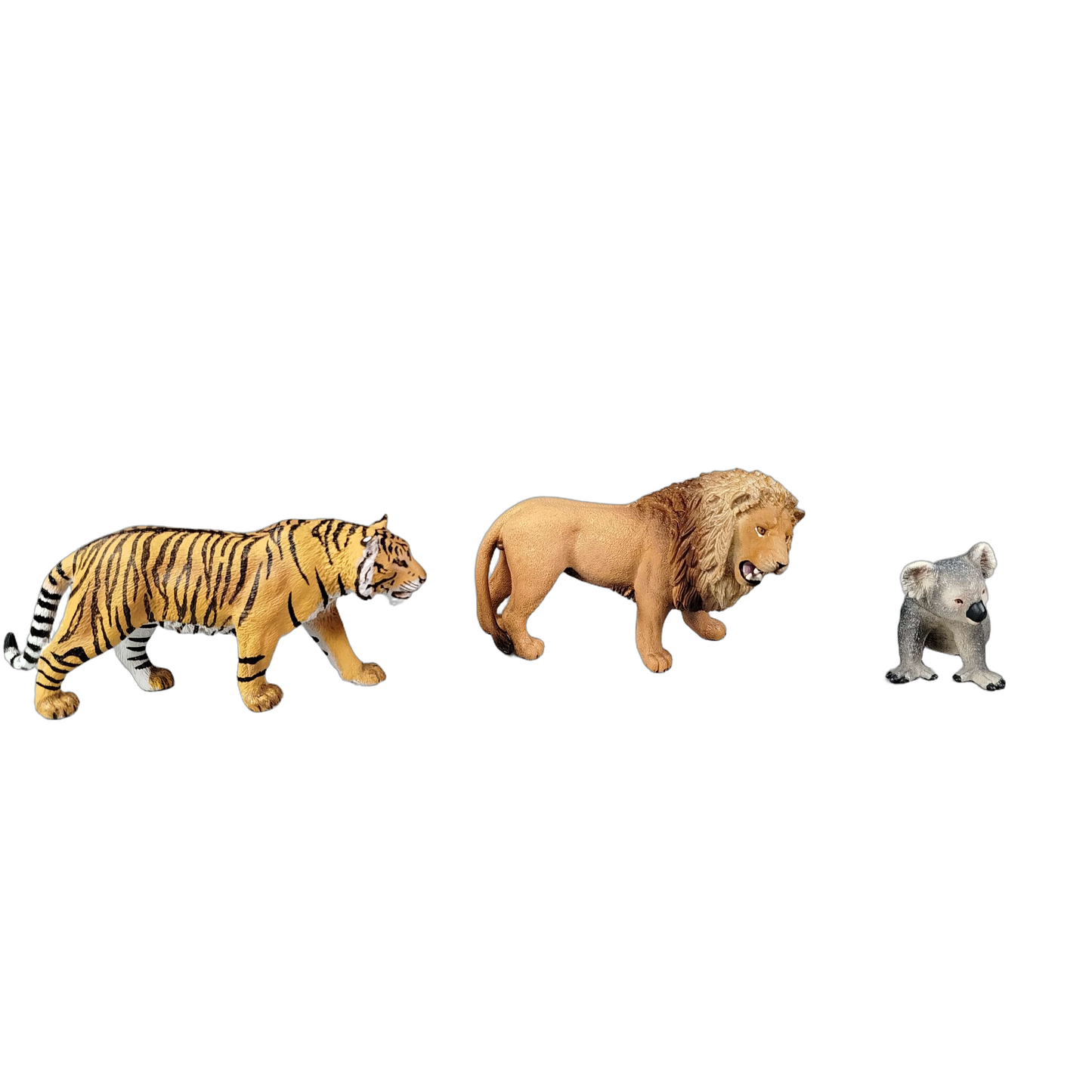 Schleich Tiere Bundle 5 Teile Tiger Löwe Koala Hai Krokodil