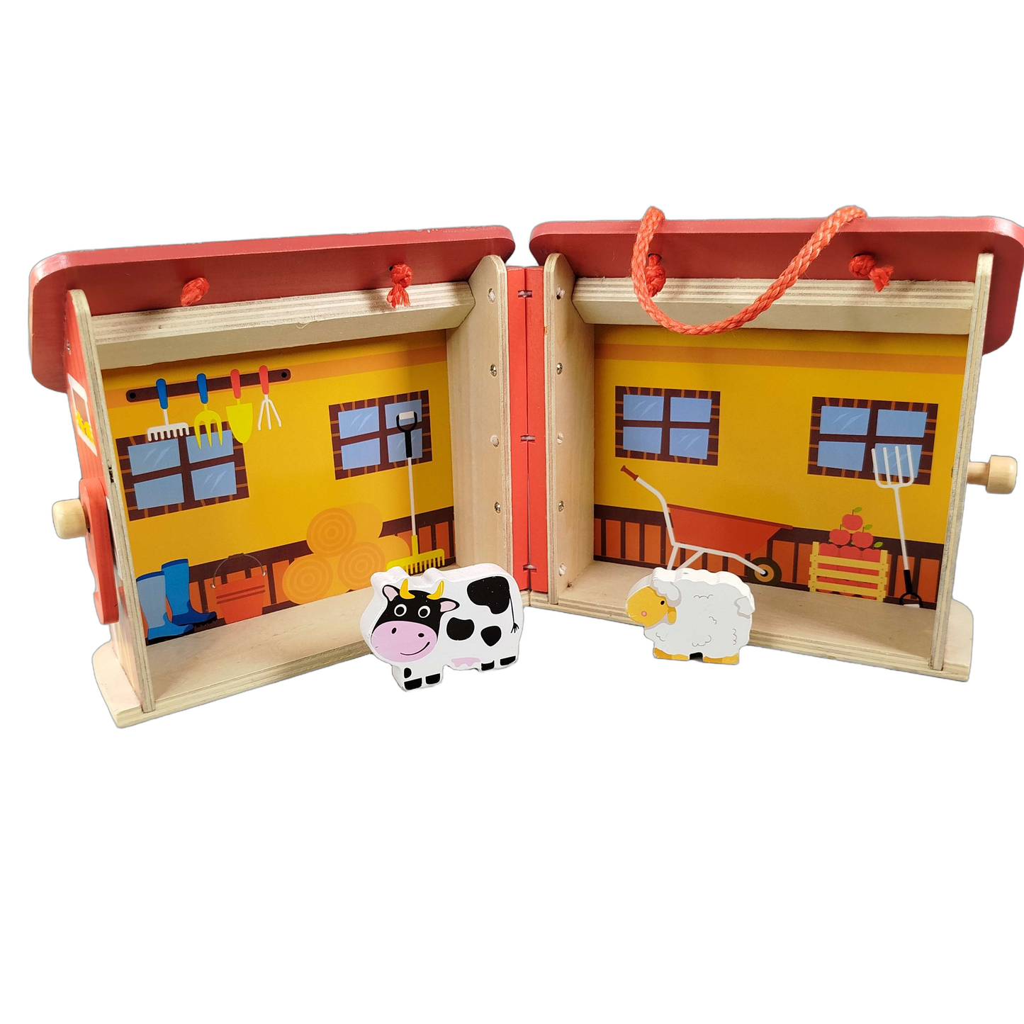 Bundle Bauernhof Set von 4 Stall & Tiere
