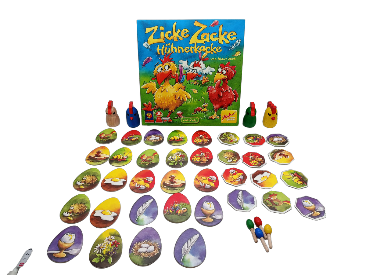 Zoch Zicke Zacke Hühnerkacke 60 112 1800 Brettspiel