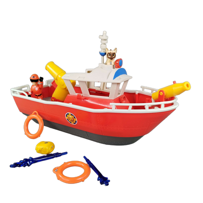 Simba Toys Bundle Feuerwehrmann Sam Neptun Boot & Figur