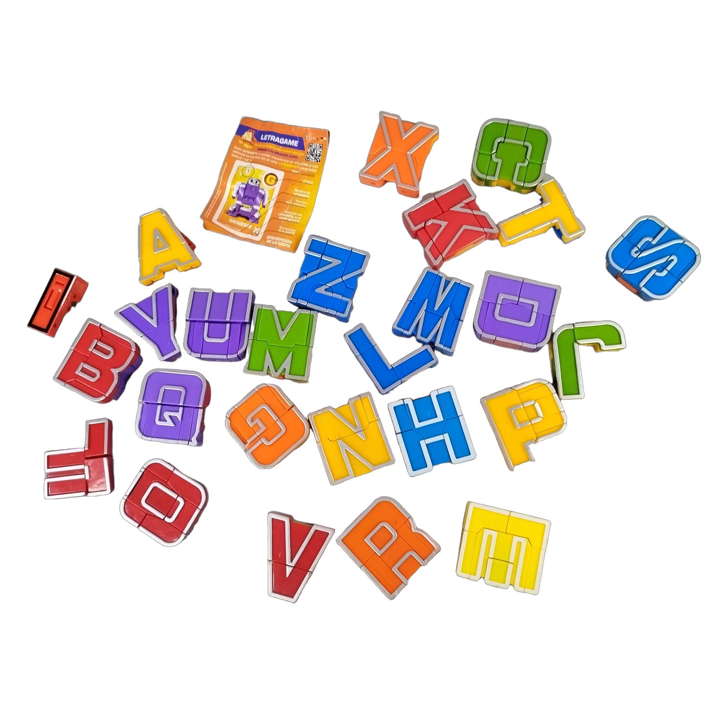 Alpha Bots Bundle Letrabots Set von 22 Buchstaben-Roboter Figuren