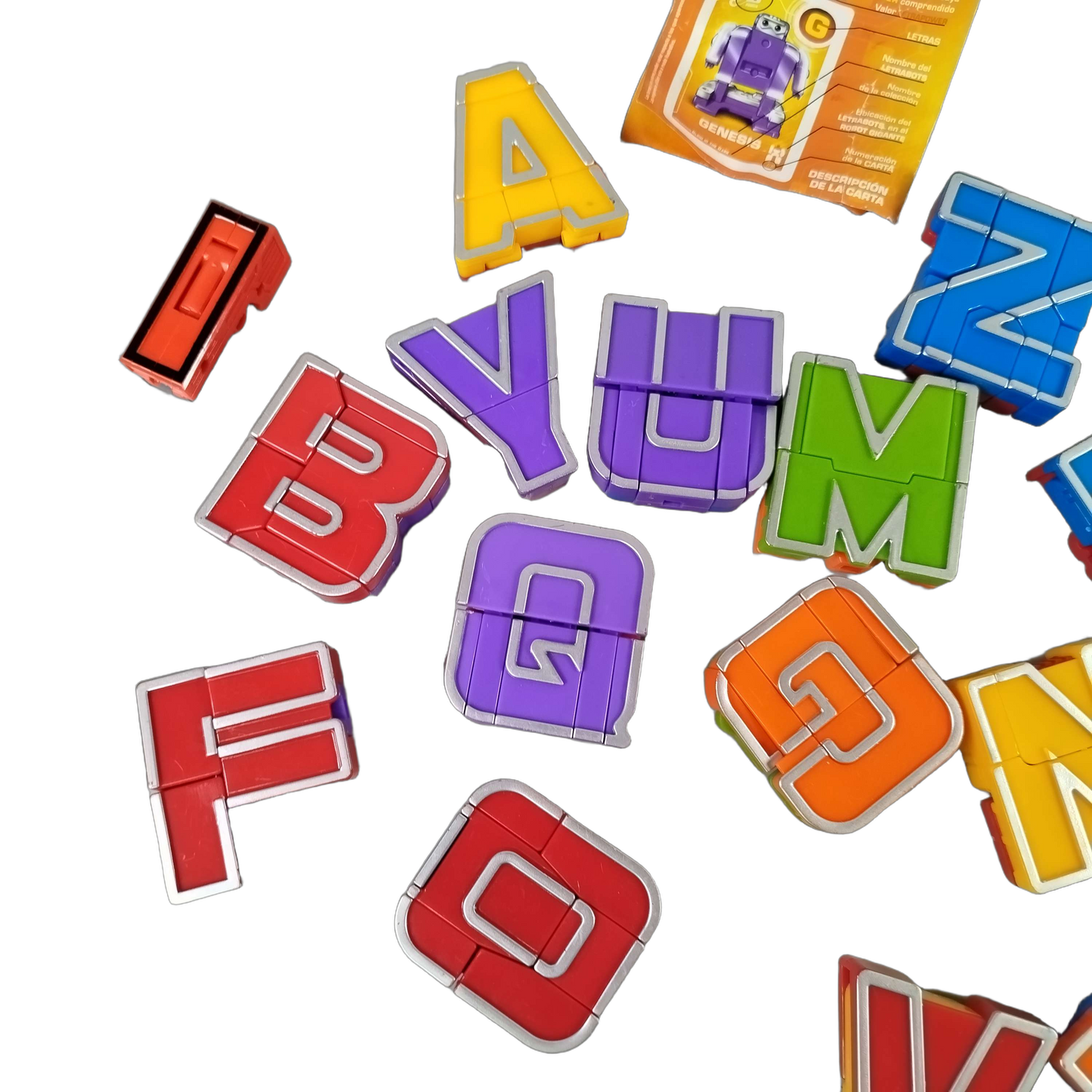 Alpha Bots Bundle Letrabots Set von 22 Buchstaben-Roboter Figuren