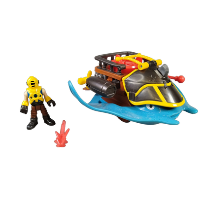 Mattel Imaginext Captain Nemo & Stingray Spielset