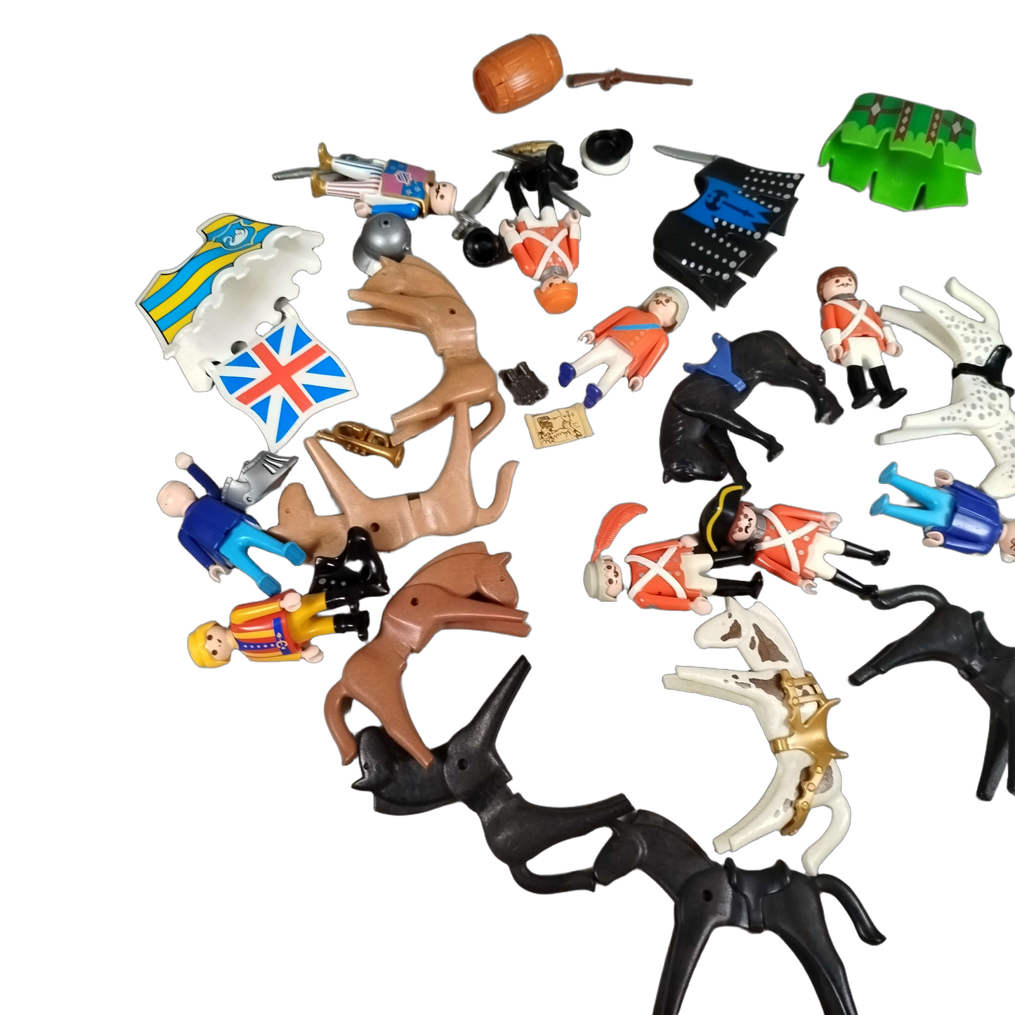 Playmobil Bundle Piraten & Soldaten Pferde Figuren