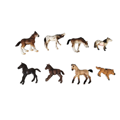 Schleich Tiere Bundle Pferde & Fohlen 8 Teile Tierfiguren
