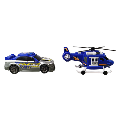 Dickie Toys Bundle Polizei & Feuerwehr 3x Autos