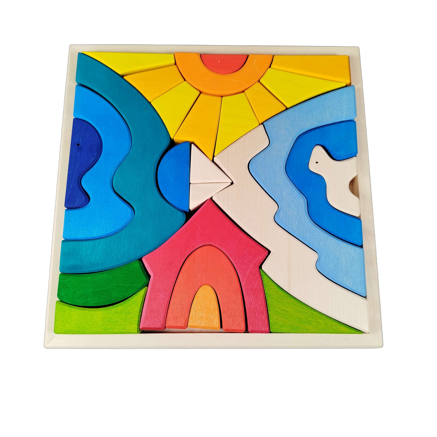 Moskito Legenest Licht 100.77 Holz Legespiel Neu