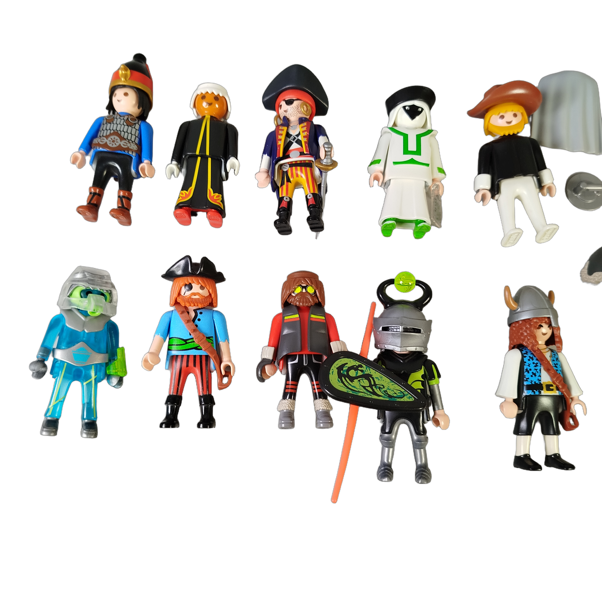 Playmobil Bundle Cowboy Alien Ritter Pirat Set von 6 Figuren
