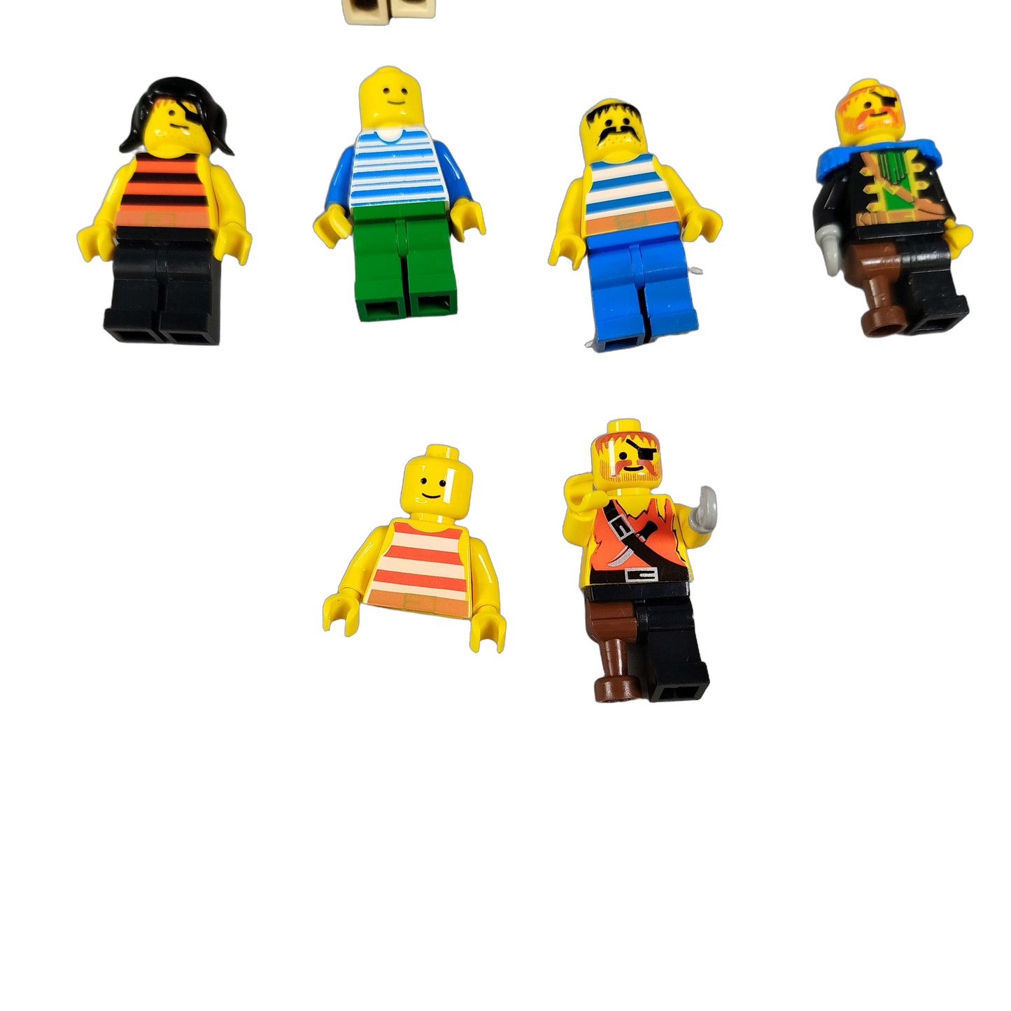 LEGO Bundle 10x Piraten Figuren mit Fernrohr