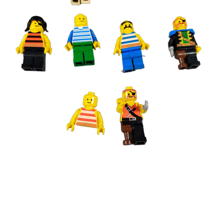 LEGO Bundle 10x Piraten Figuren mit Fernrohr