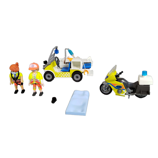 Playmobil Bundle City Life 71205 71204 Set von 2 Rettungsfahrzeuge