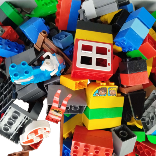 Konvolut LEGO DUPLO ca. 6,4 kg Steine & Figuren, ab 3–5 Jahre, Ritter