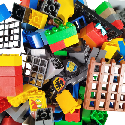 Konvolut LEGO DUPLO ca. 6,4 kg Steine & Figuren, ab 3–5 Jahre, Ritter