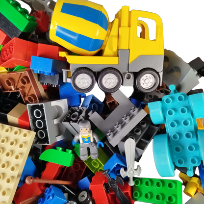 Konvolut LEGO DUPLO ca. 6,4 kg Steine & Figuren, ab 3–5 Jahre, Ritter