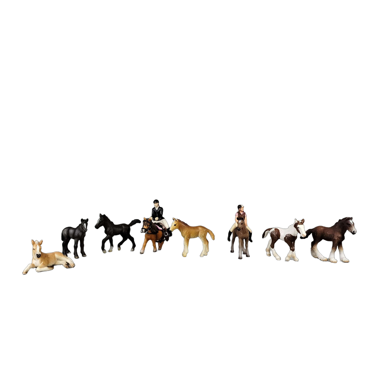 Schleich Tiere Bundle Pferde & Reiter viele Teile Figuren