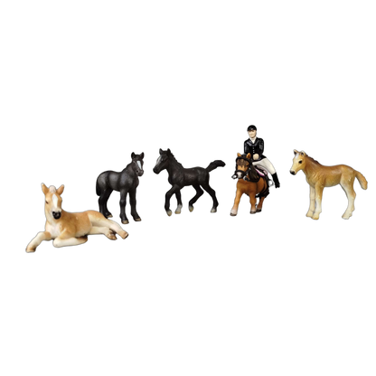 Schleich Tiere Bundle Pferde & Reiter viele Teile Figuren