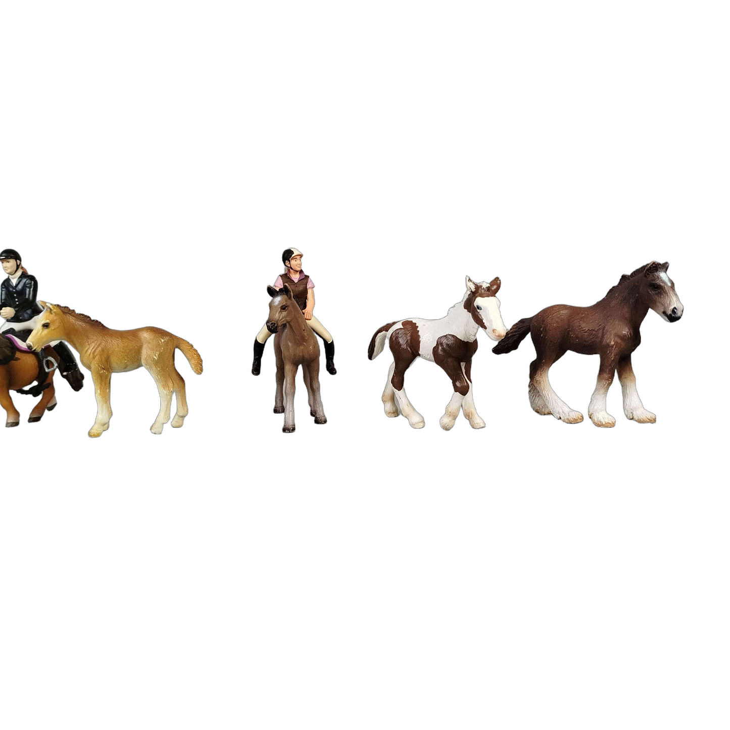 Schleich Tiere Bundle Pferde & Reiter viele Teile Figuren