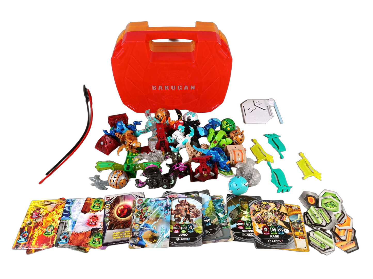 Spin Master Bundle Bakugan Actionfiguren, Karten, Tragetasche