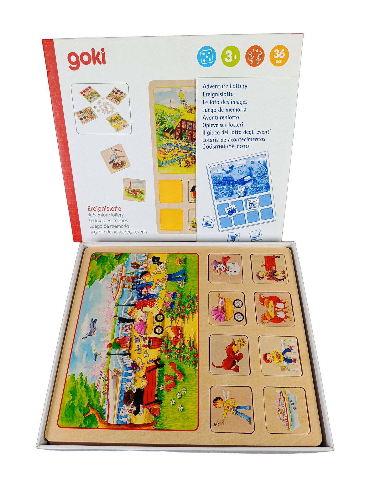 Goki Ereignislotto 56740 Lernspiel & Lottospiel, ab 3 Jahre