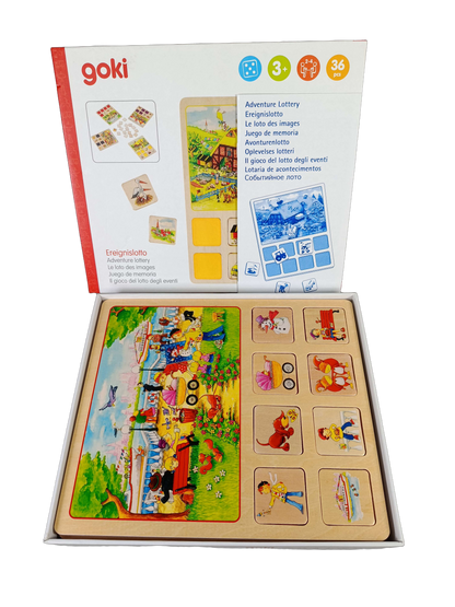 Goki Ereignislotto 56740 Lernspiel & Lottospiel, ab 3 Jahre