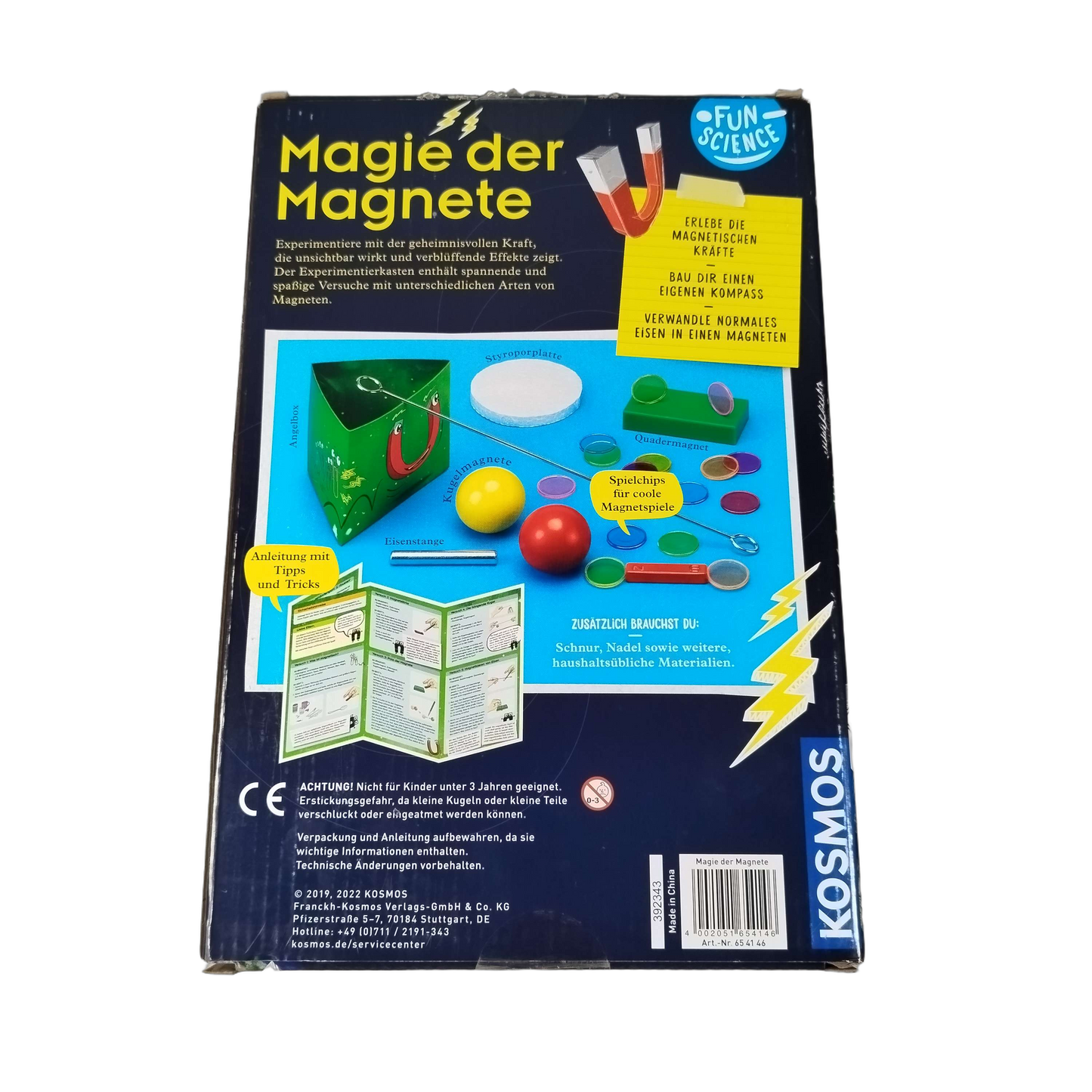 KOSMOS Magie der Magnete 657648 Experimentierset Neu
