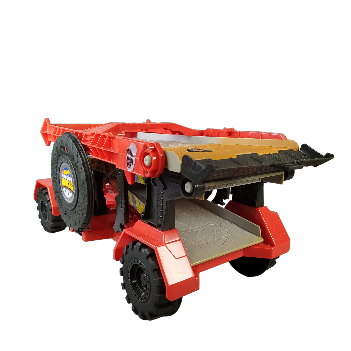 Mattel Hot Wheels Monstertruck-Transporter mit Launcher