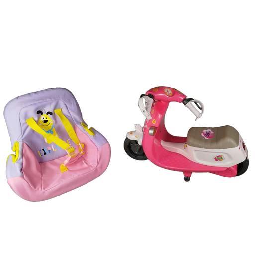 Zapf Creation Bundle Puppen Set von 2 Autositz & Roller