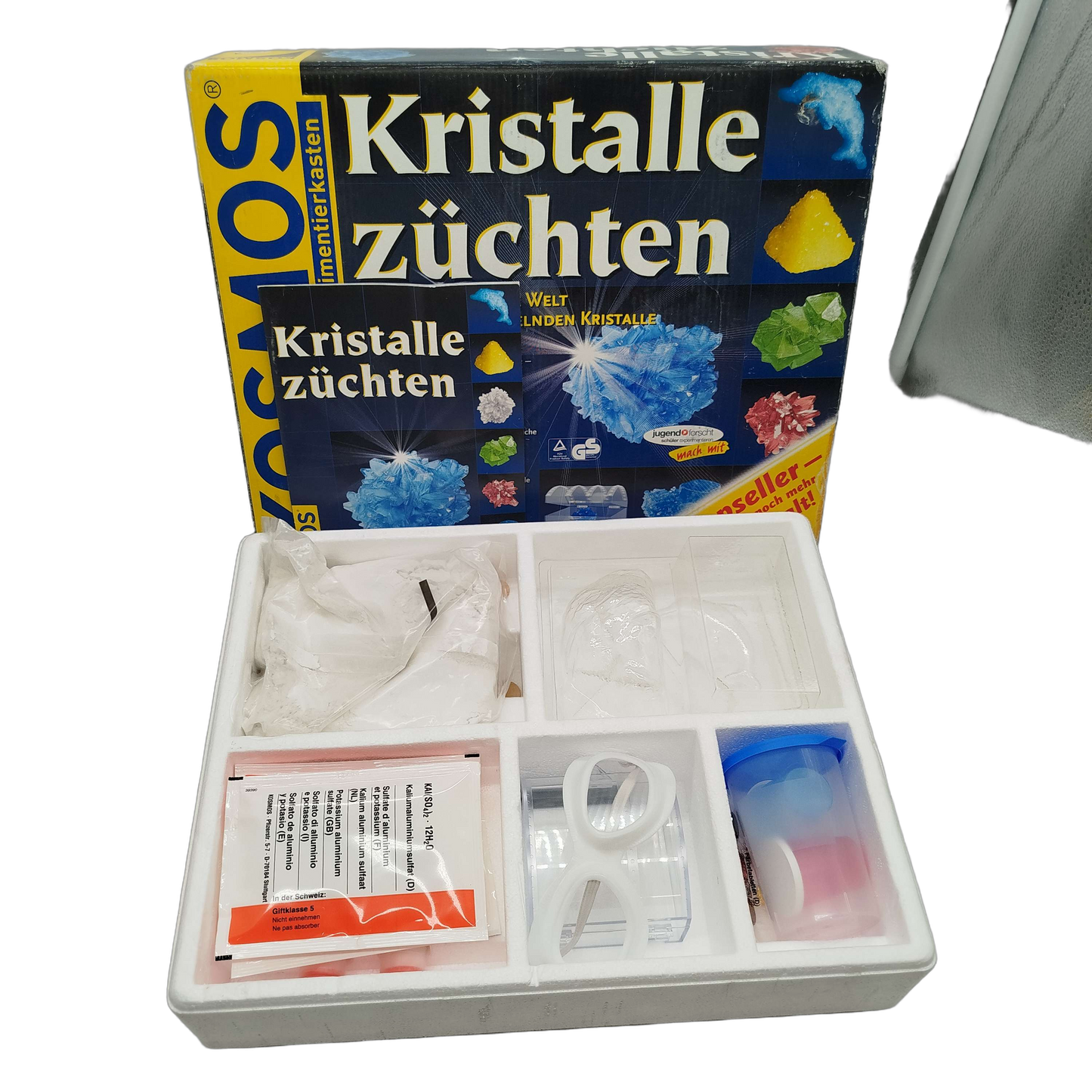 KOSMOS Kristalle züchten 643416 Experimentierkasten