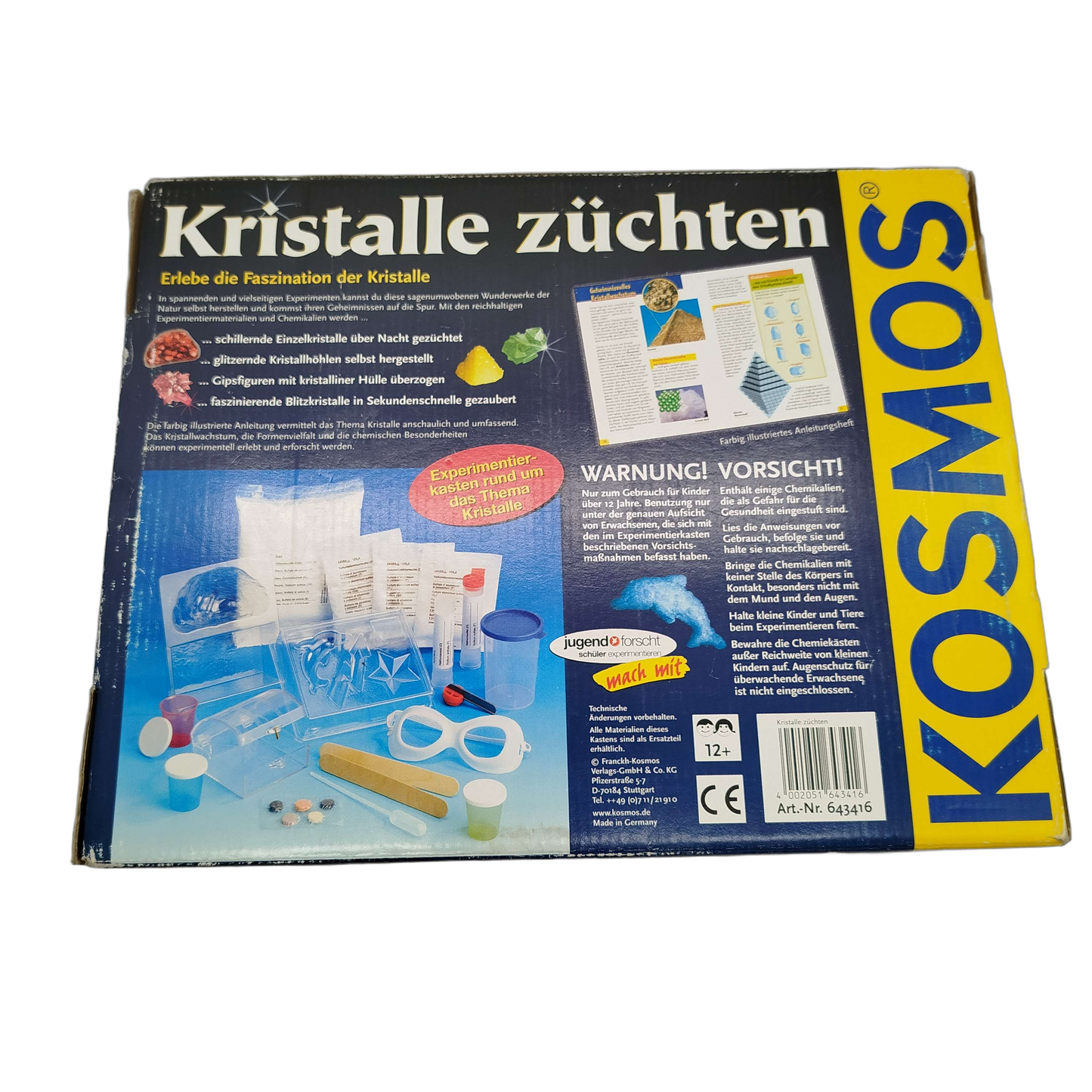 KOSMOS Kristalle züchten 643416 Experimentierkasten