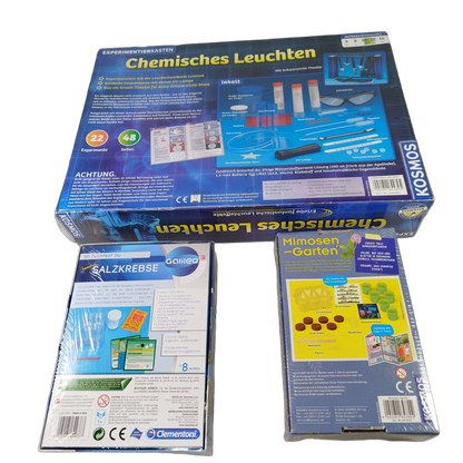 KOSMOS & Clementoni Bundle Experimente Set von 3 Experimentiersets Neu