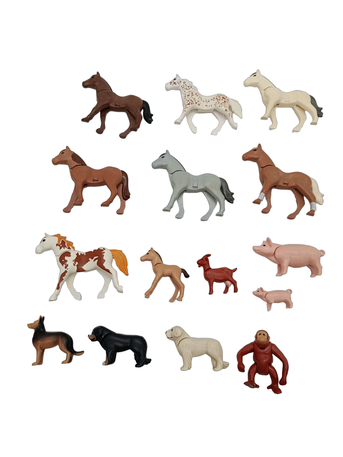Playmobil Bundle Tiere Pferd Pony Fohlen Set von 15 Tierfiguren