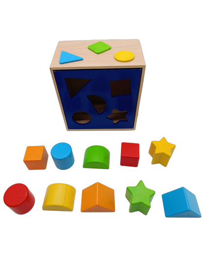 Goki Formen-Sortierbox Holz Steckspiel