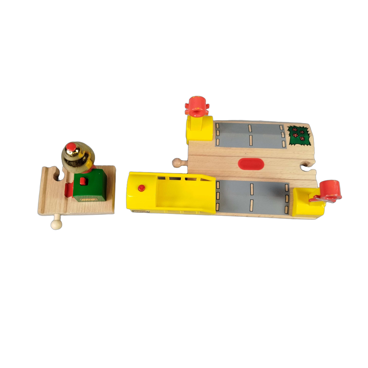 BRIO Bundle Holzeisenbahn 33750 33754 Set von 2 Übergang & Glocke