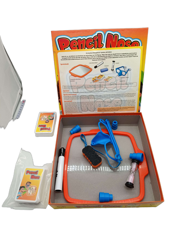 Piatnik Pencil Nose Partyspiel & Zeichenspiel mit Zubehör