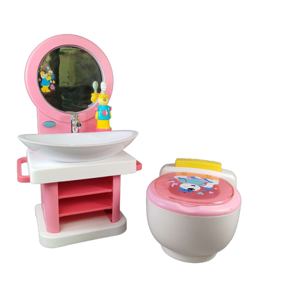 Zapf Creation Bundle Puppenmöbel Set von 2 Waschbecken & Toilette