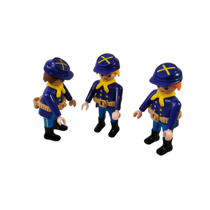 Playmobil 3x Nordstaatler Figuren mit Waffen