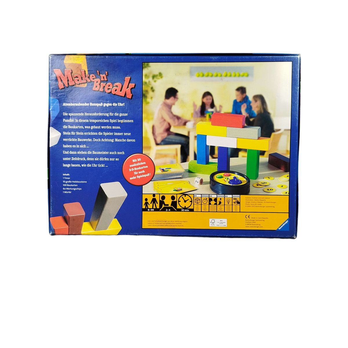 Ravensburger Make 'n' Break Bauspiel & Brettspiel