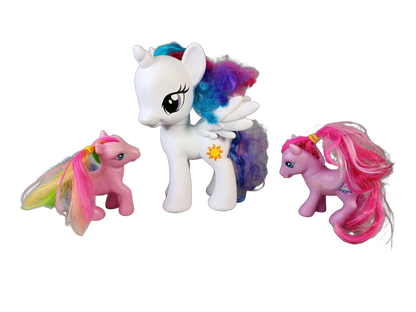 Hasbro Bundle My Little Pony Set von 3 Ponyfiguren Princess Celestia