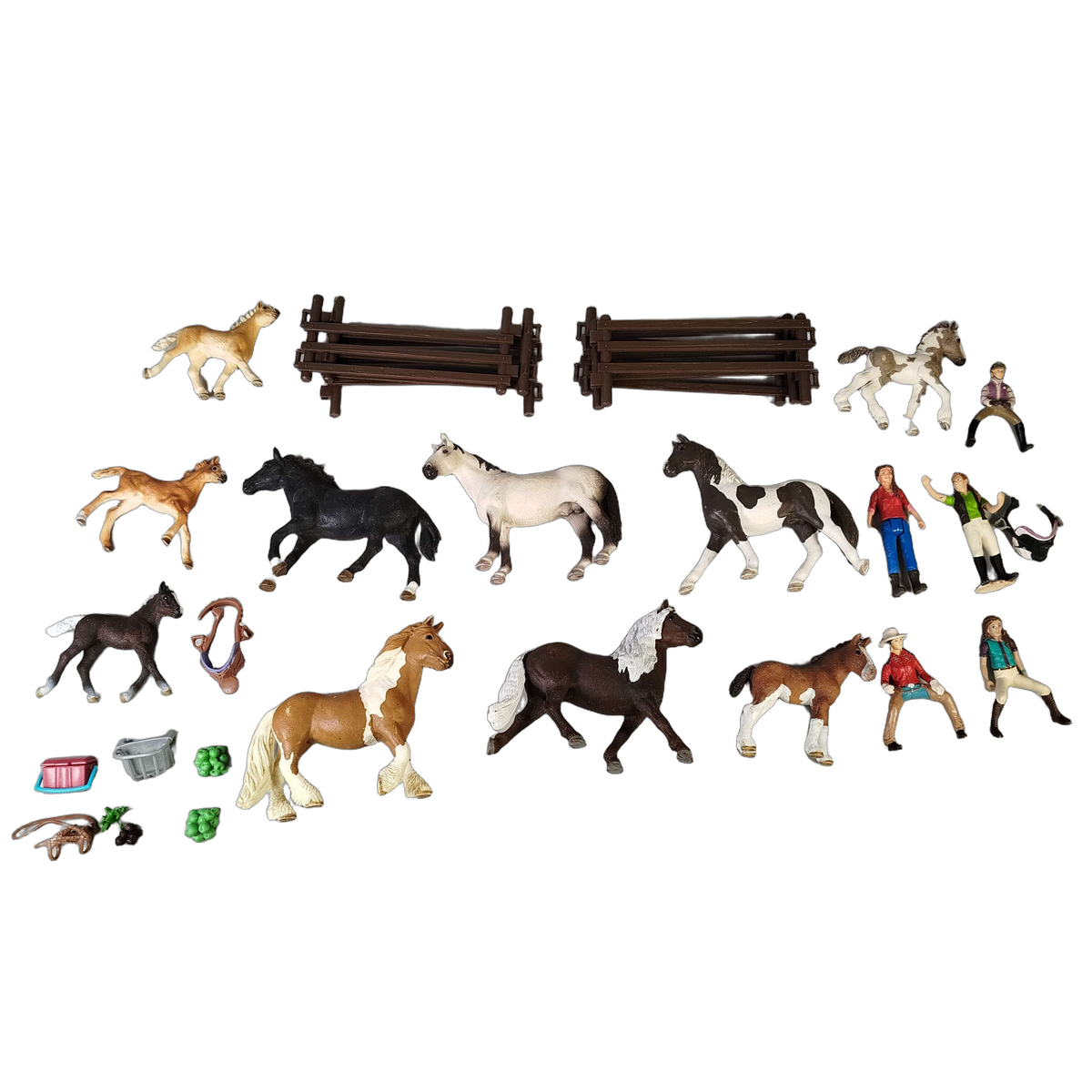 Schleich Tiere Bundle Horse Club 310 viele Teile Pferde & Reiterinnen