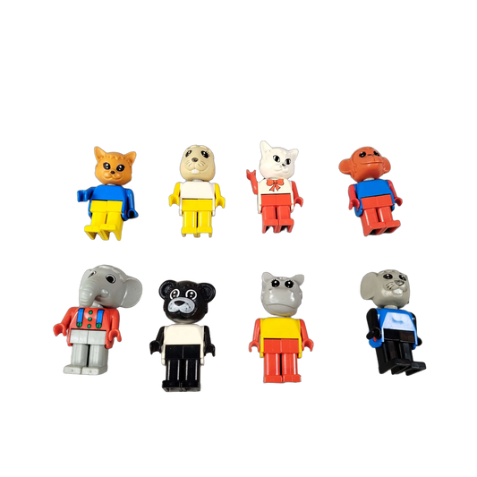 LEGO Bundle Fabuland Set von 8 Tierfiguren