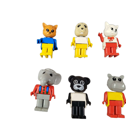 LEGO Bundle Fabuland Set von 8 Tierfiguren
