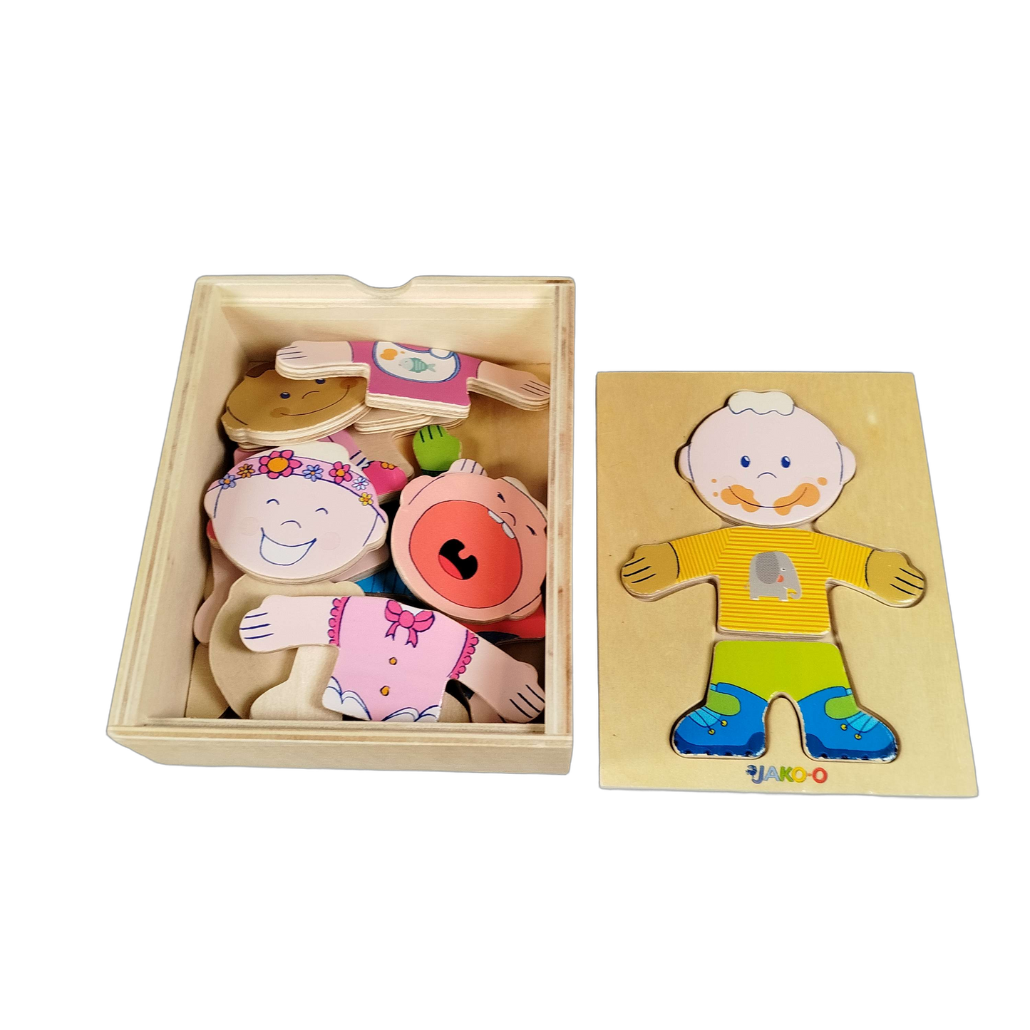 Bundle Tiere & Anziehbär Holzpuzzle & Anziehpuzzle