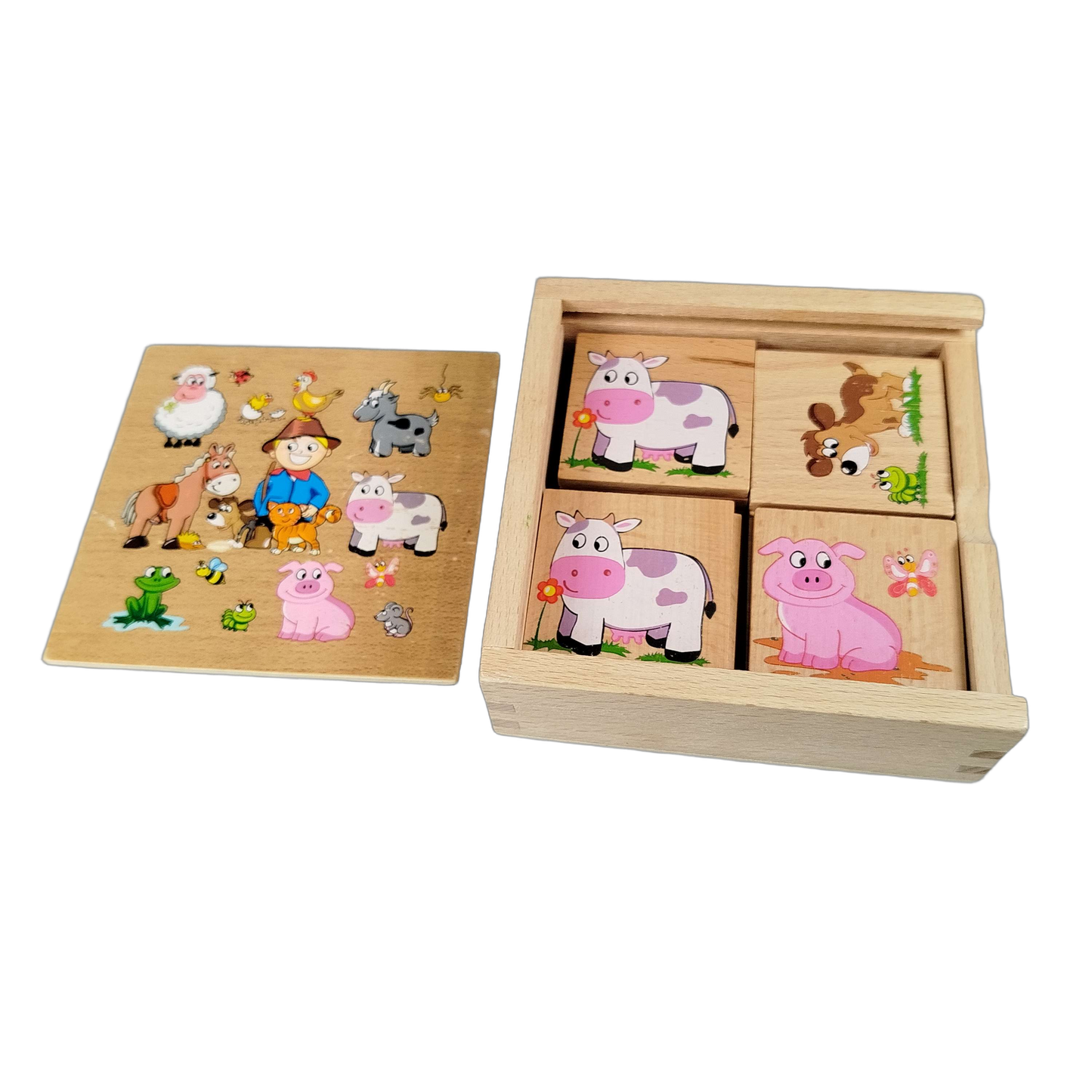 Bundle Tiere & Anziehbär Holzpuzzle & Anziehpuzzle