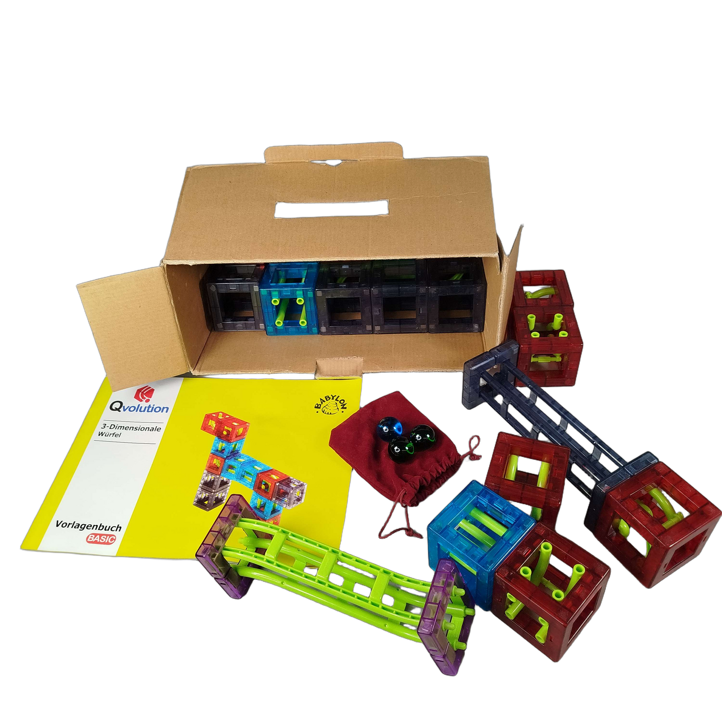 babylol Qvolution 3D Kugelbahn Basic Set 22