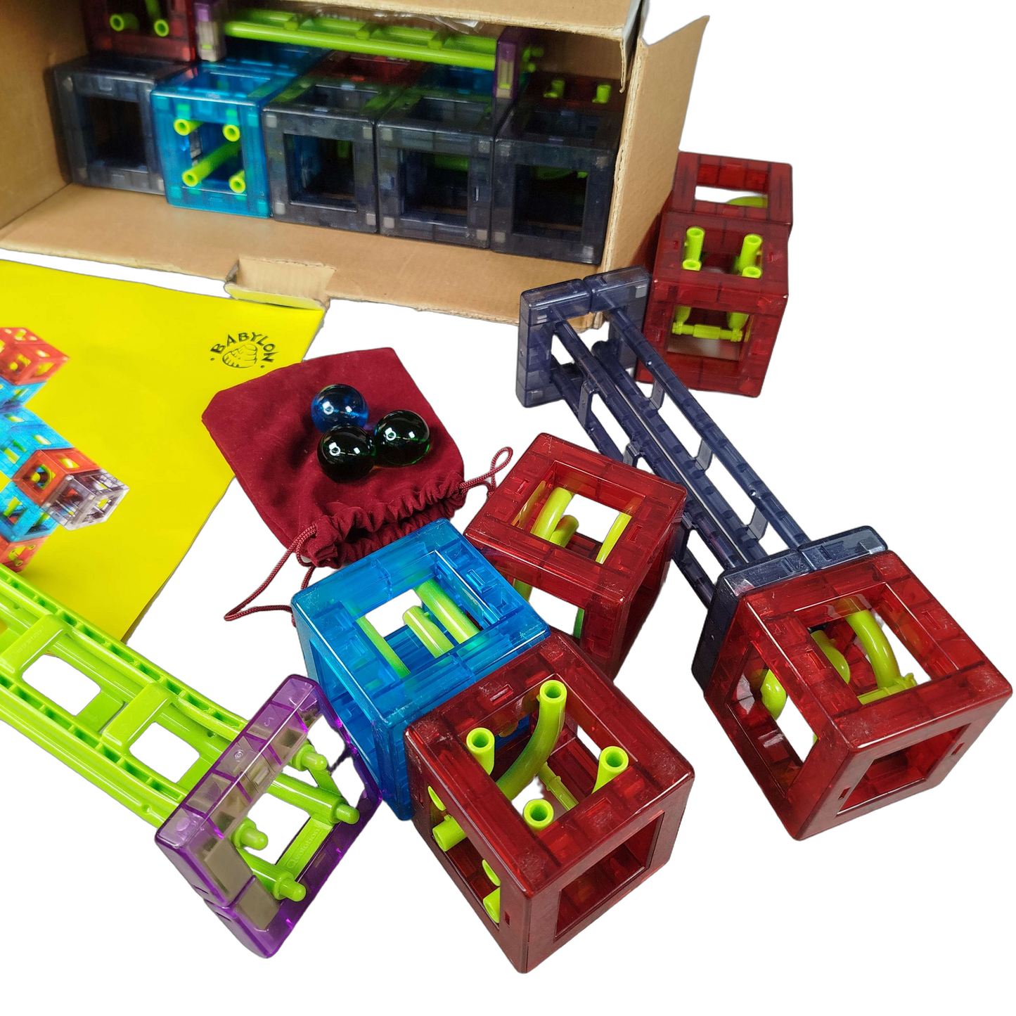 babylol Qvolution 3D Kugelbahn Basic Set 22