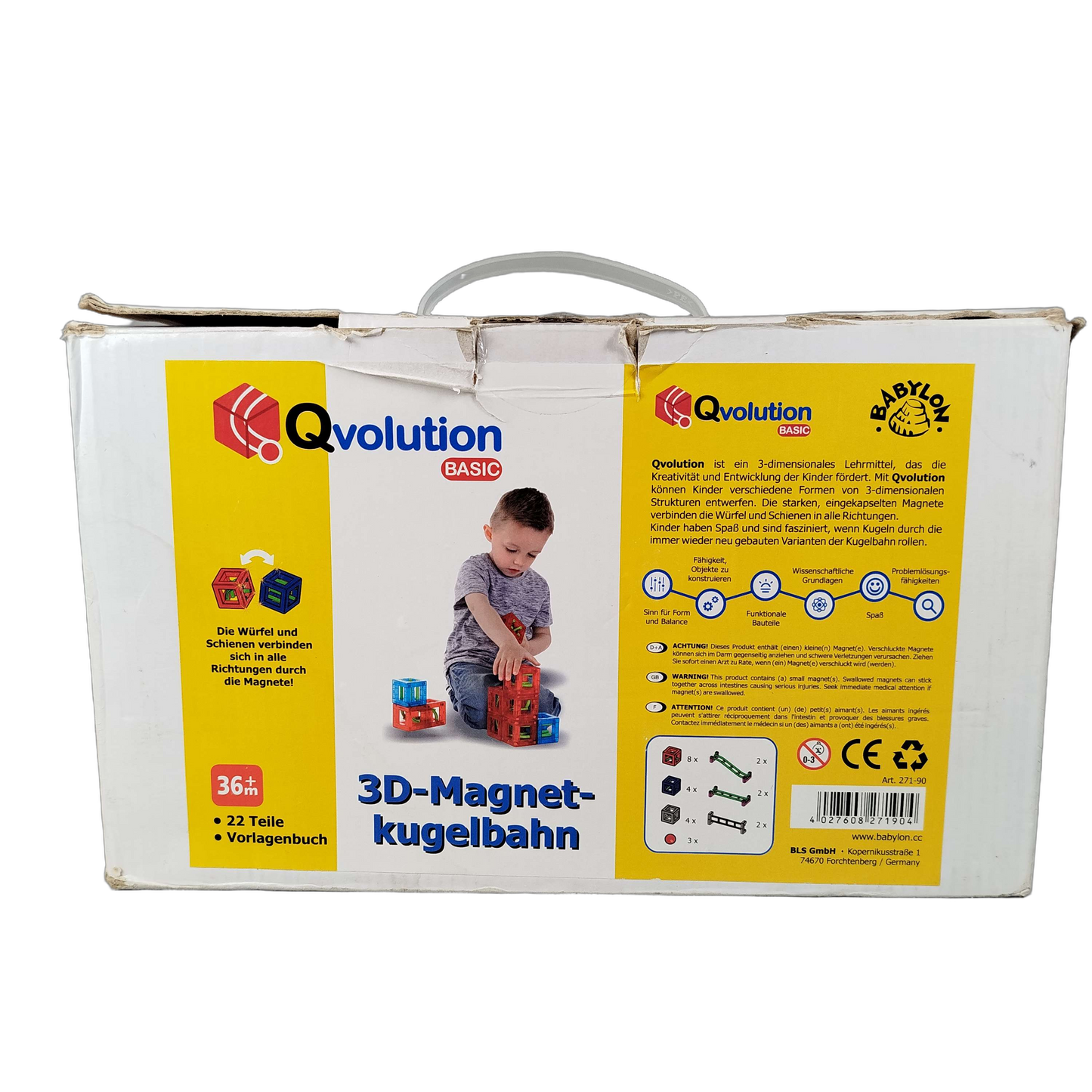 babylol Qvolution 3D Kugelbahn Basic Set 22